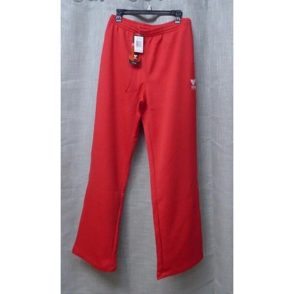 TYR Always in Front Men’s Athletic Pants, Red, Size L